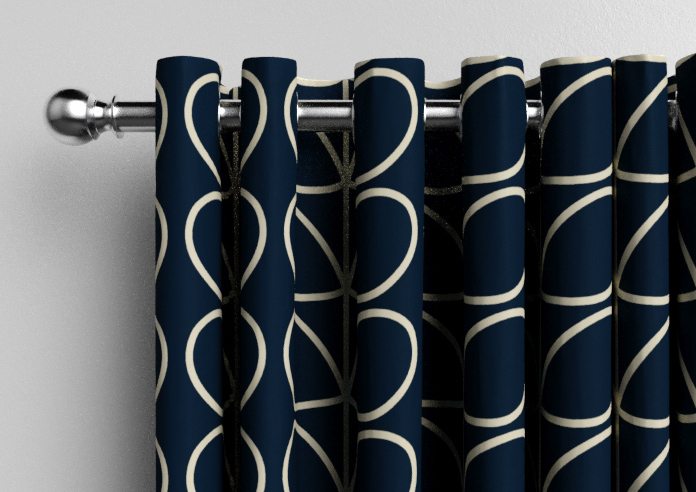 Orla Kiely Jumbo Linear Stem, Whale - Made to Measure Curtains - Image 12